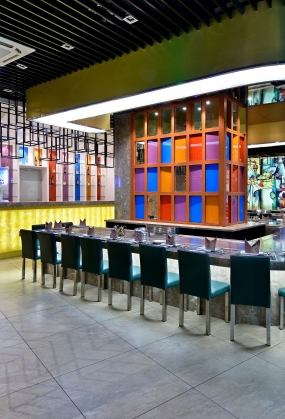 铁板烧店装修设计实景图,铁板烧店装修设计图片