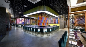 铁板烧店空间设计效果图