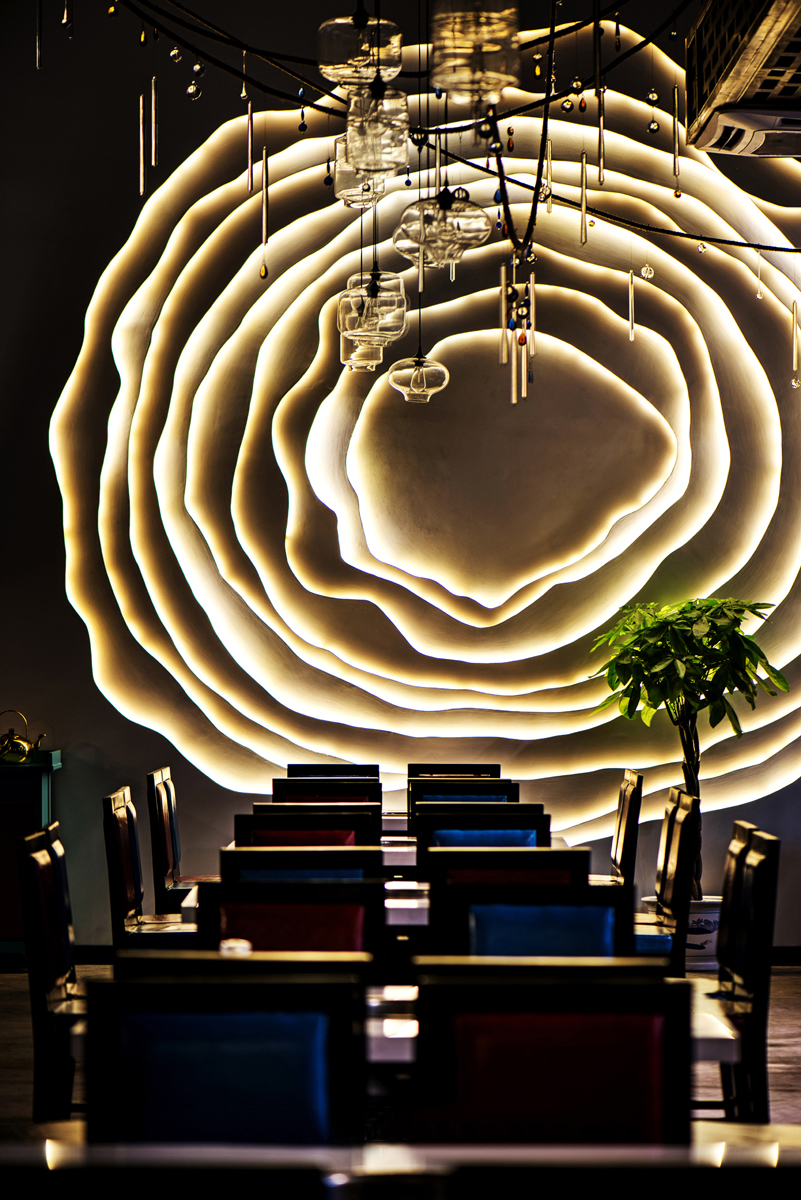 火锅店店面空间设计实景图,火锅店店面空间设计图片