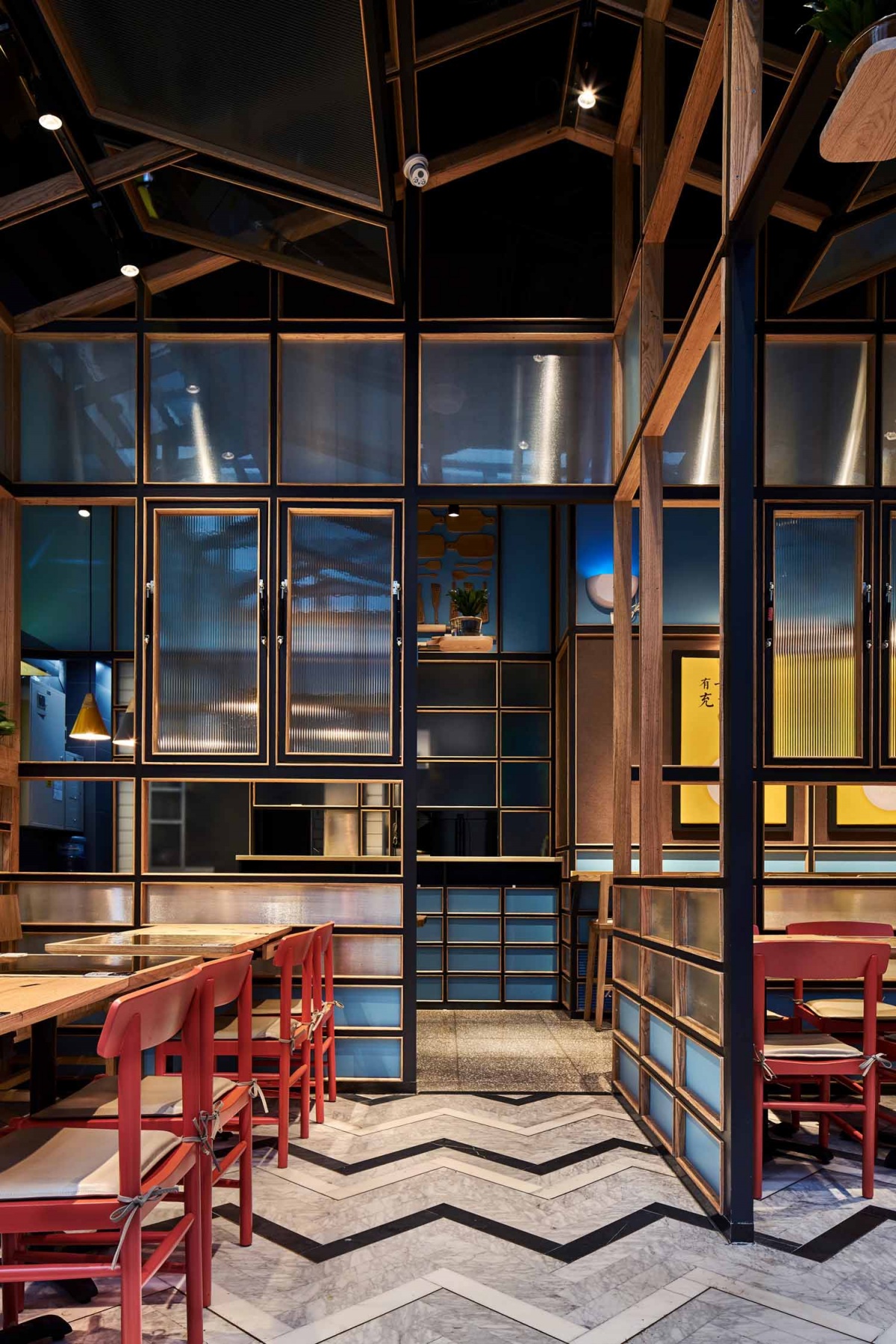 快餐店装修设计效果图,快餐店装修设计布局图