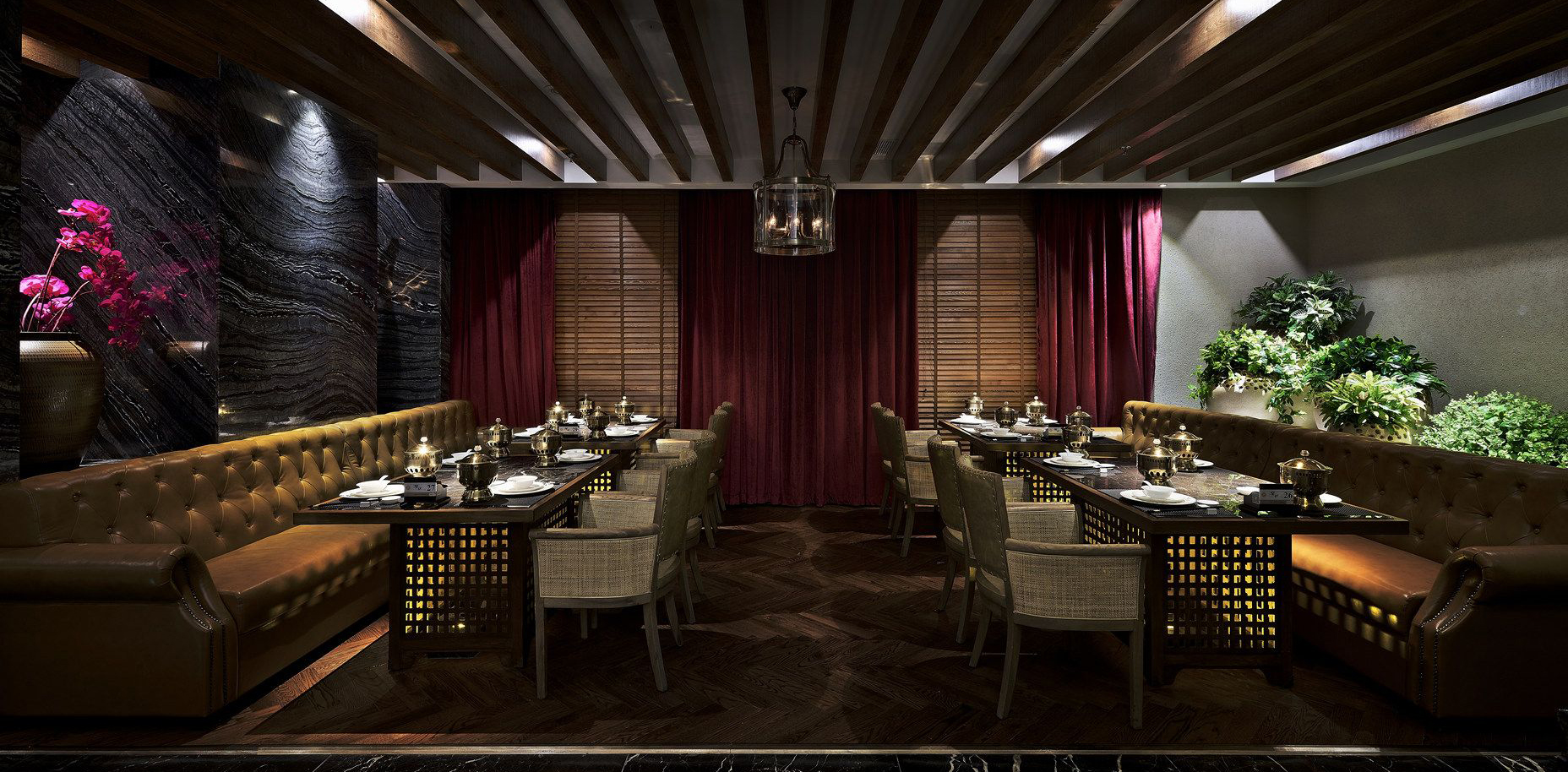 自助餐厅装饰实景图,自助餐厅装饰图片