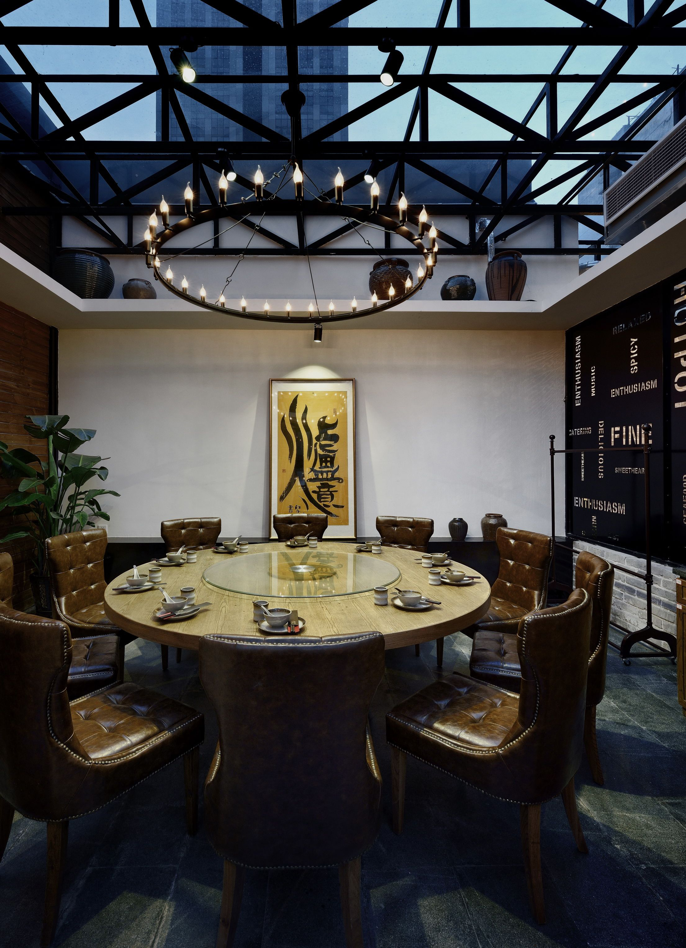 火锅店店面装饰设计布局图,火锅店店面装饰设计实景图