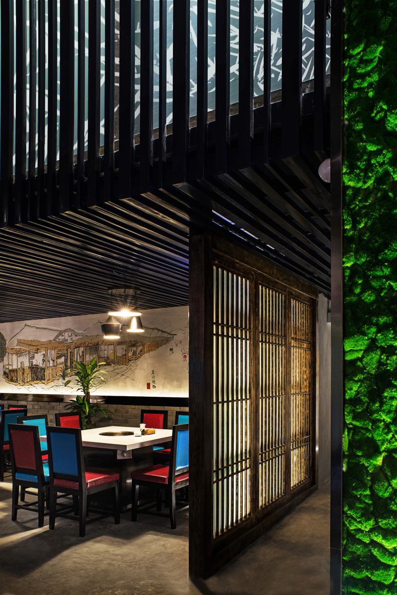 火锅店店面装修设计实景图,火锅店店面装修设计图片