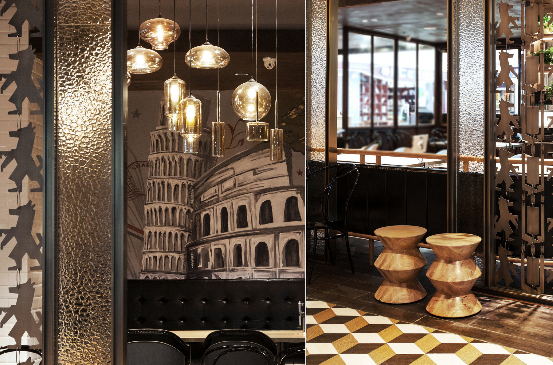 西餐厅设计效果图,西餐厅设计案例