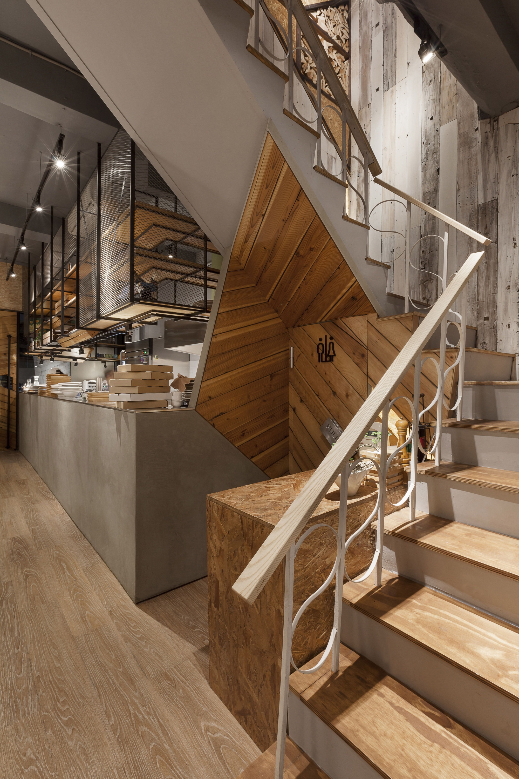 面馆空间设计布局图,面馆设计效果图