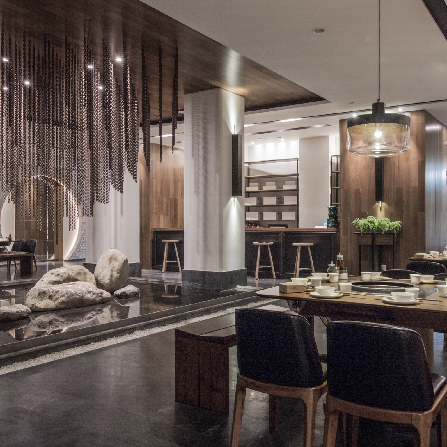  火锅店设计实景图,火锅店设计图片