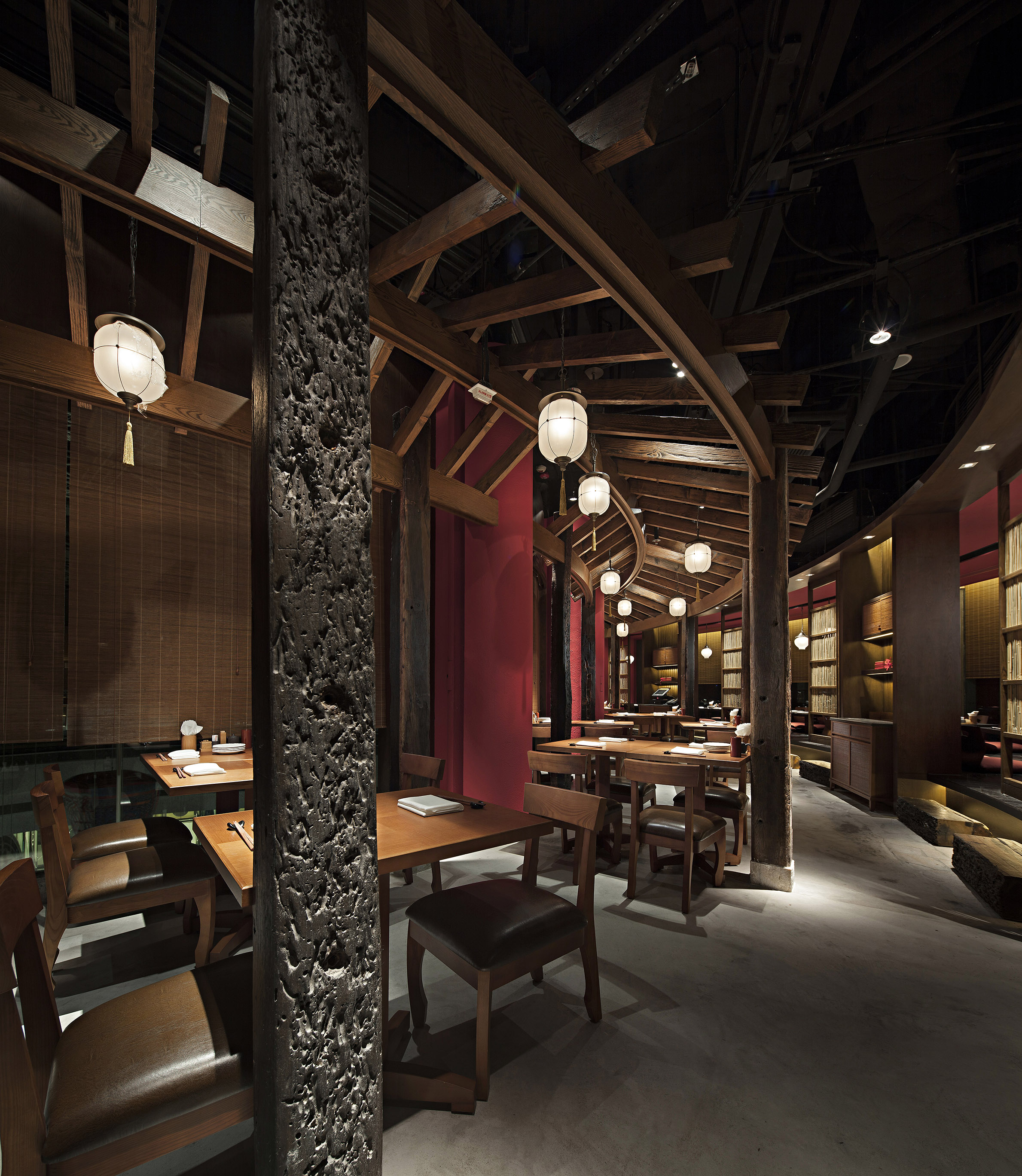 简约饭店空间设计效果图,简约饭店空间设计案例