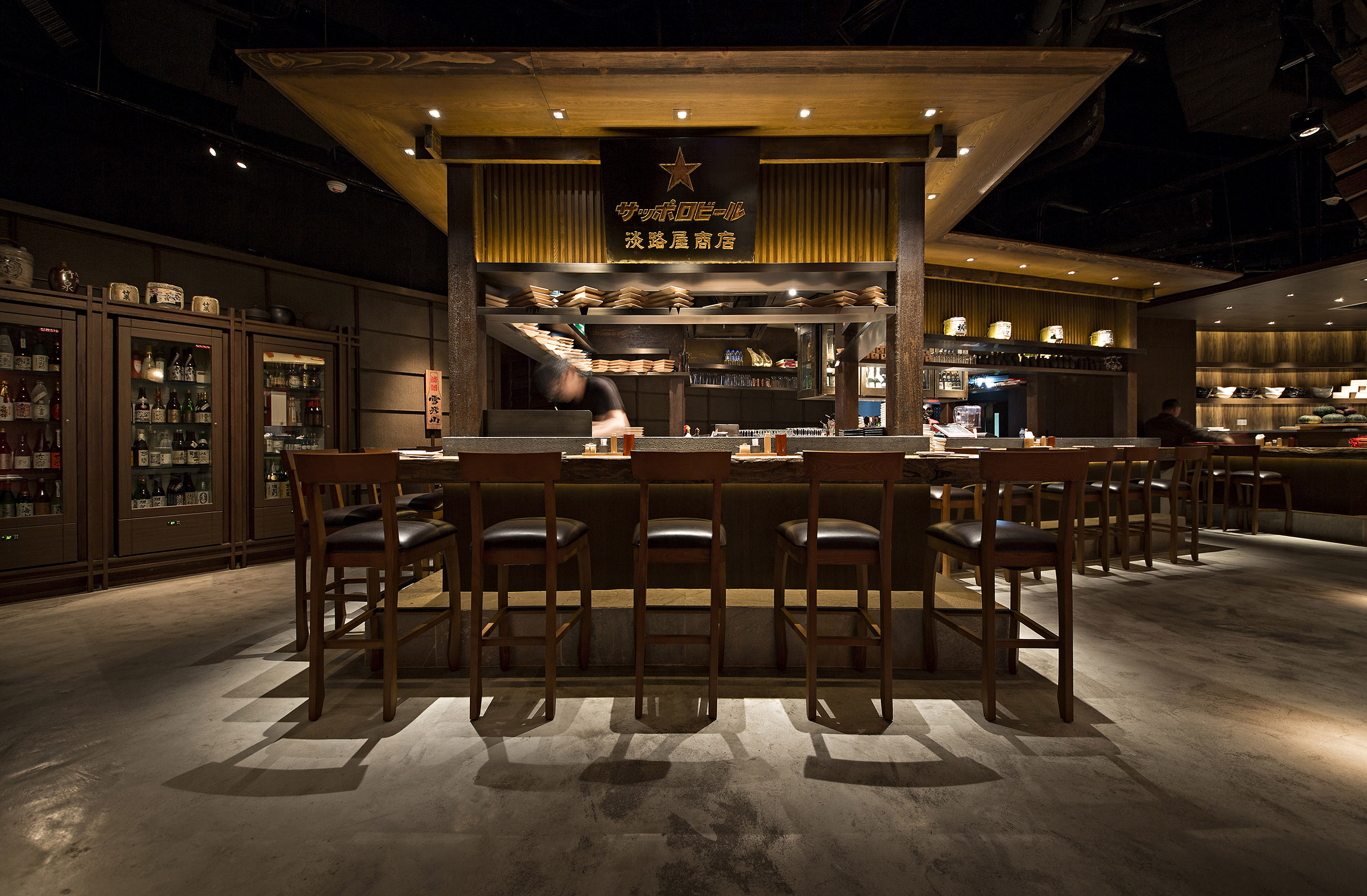  饭店装修设计布局图,饭店空间设计效果图