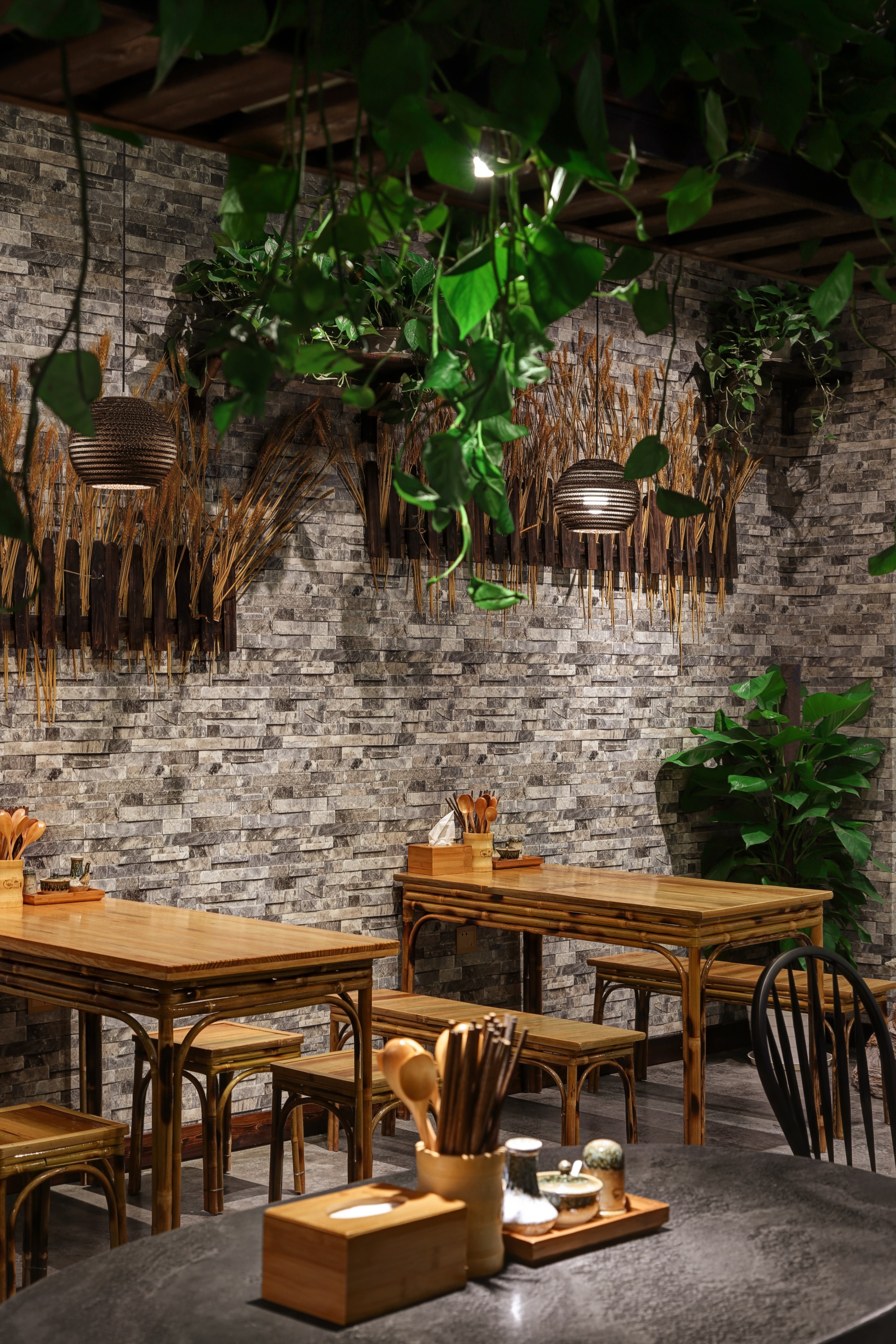 面馆设计效果图, 面馆设计案例