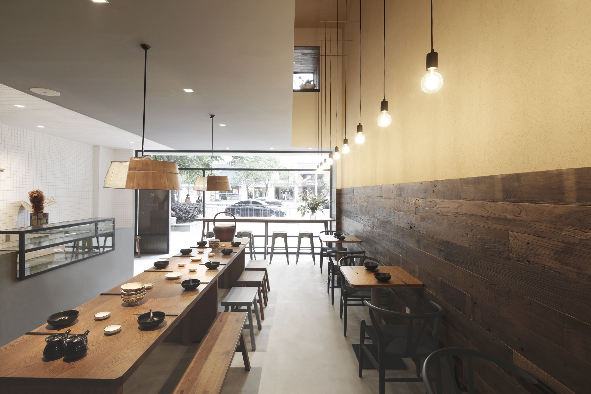 快餐店装饰布局图,餐馆设计图