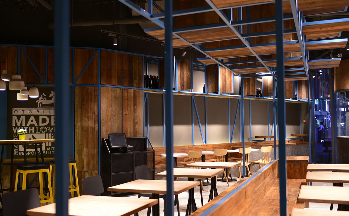 简约快餐店装饰效果图,简约快餐店装饰案例