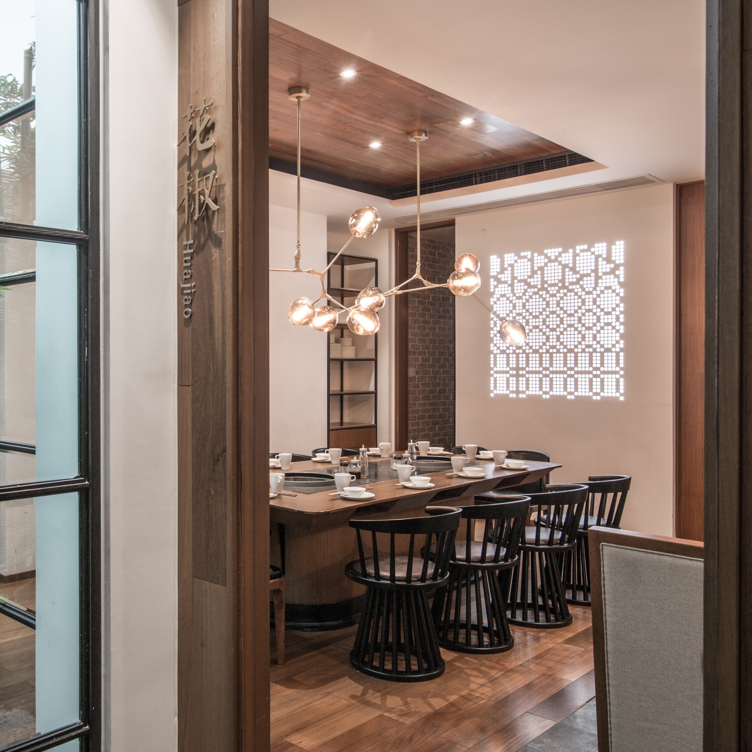 火锅店装饰实景图,火锅店装饰图片