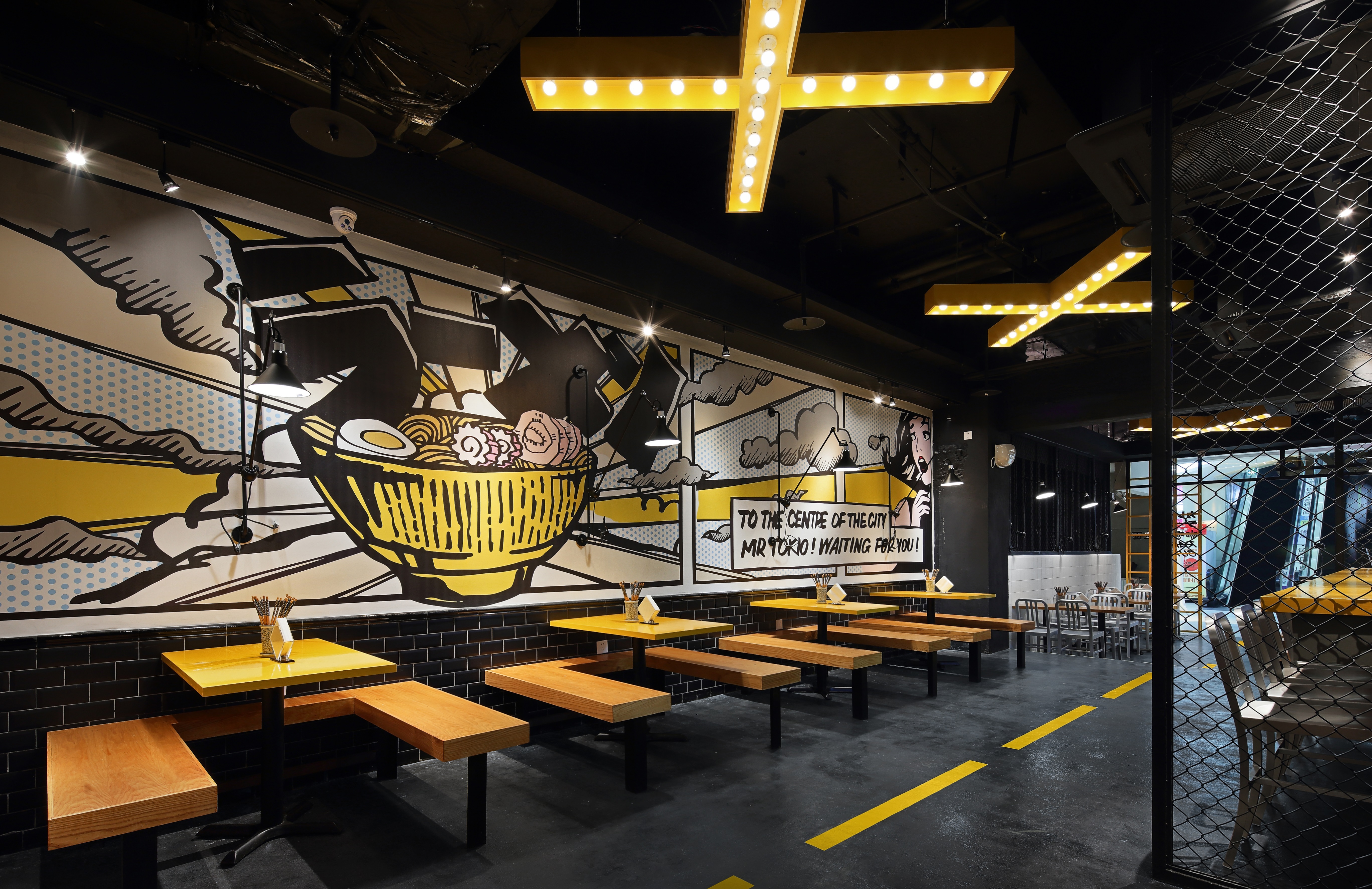 快餐店设计案例,快餐店设计效果图