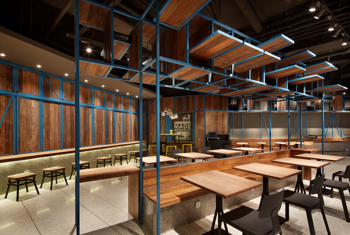 简约快餐店空间设计案例,简约快餐店空间设计图片