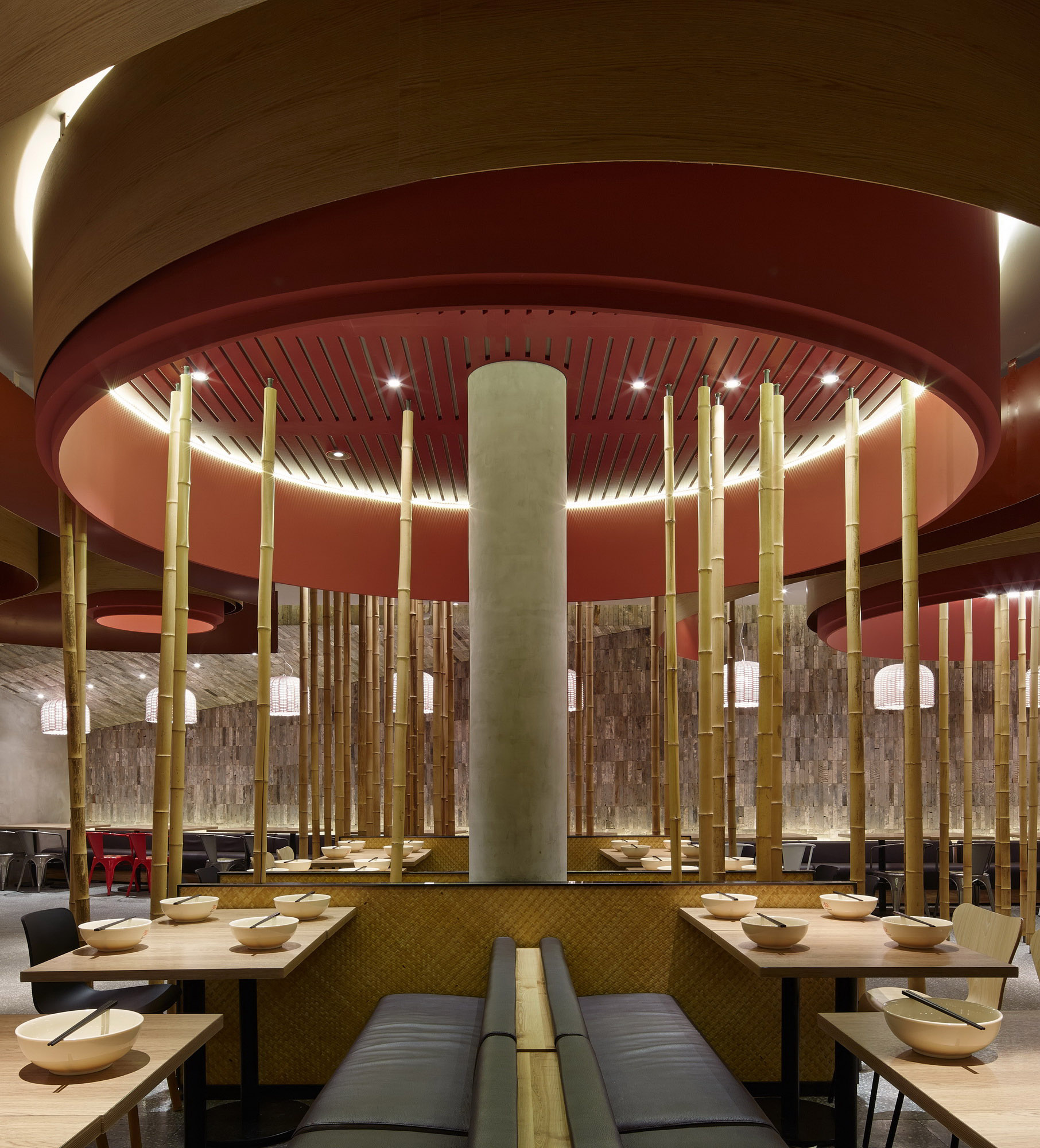 包子店装修设计布局图, 包子店空间设计效果图