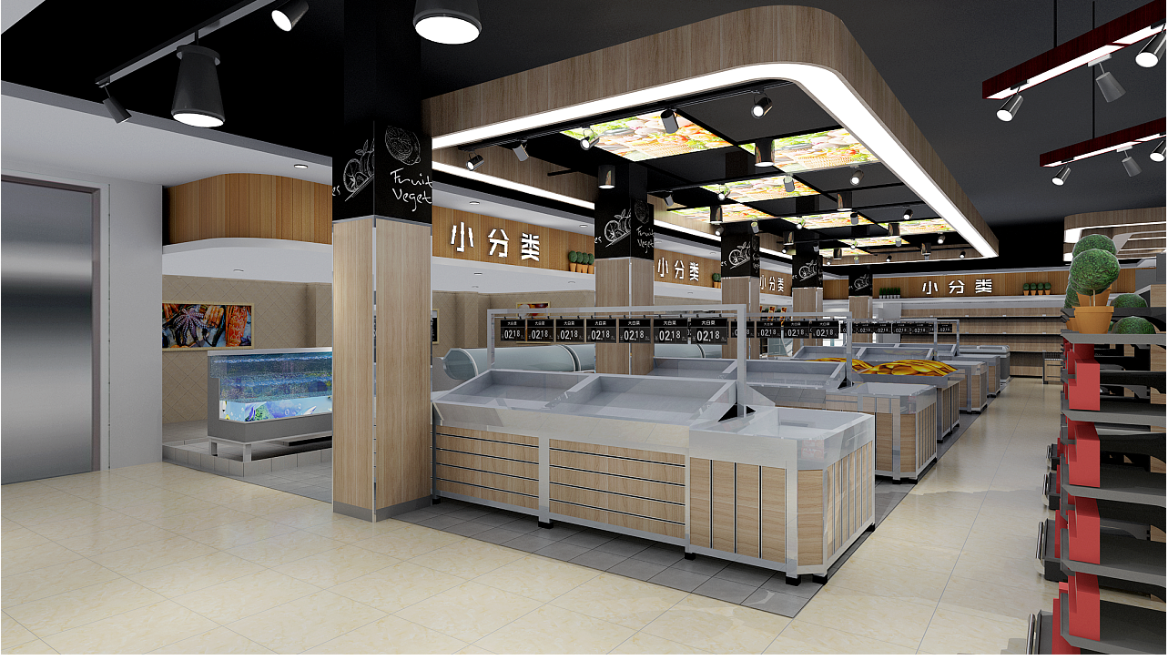食品超市设计图片,食品超市设计图