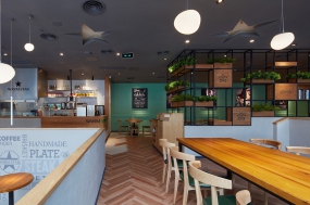  餐厅装修设计效果图,餐厅装修设计实景图