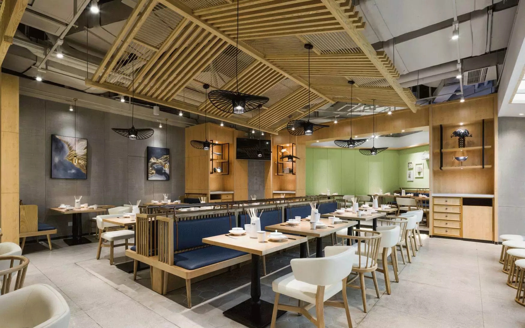 串串店设计效果图,串串店设计案例