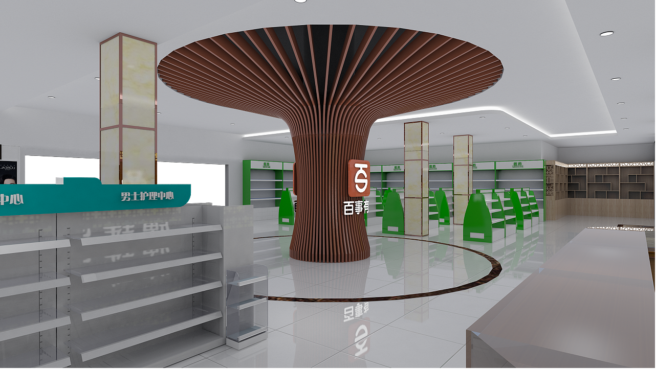 食品超市空间设计案例图,食品超市空间设计案例