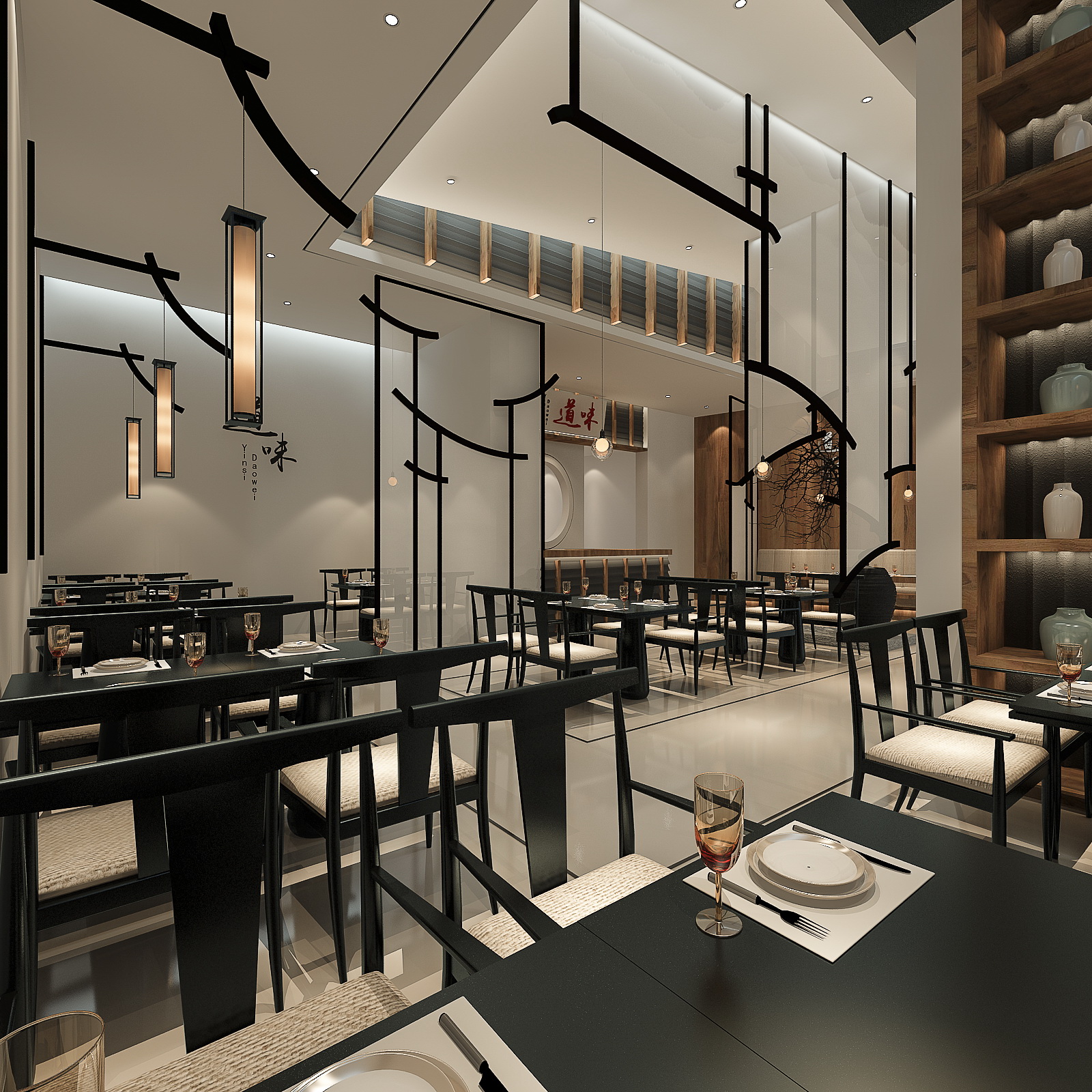 面馆装饰设计图,面馆装饰设计