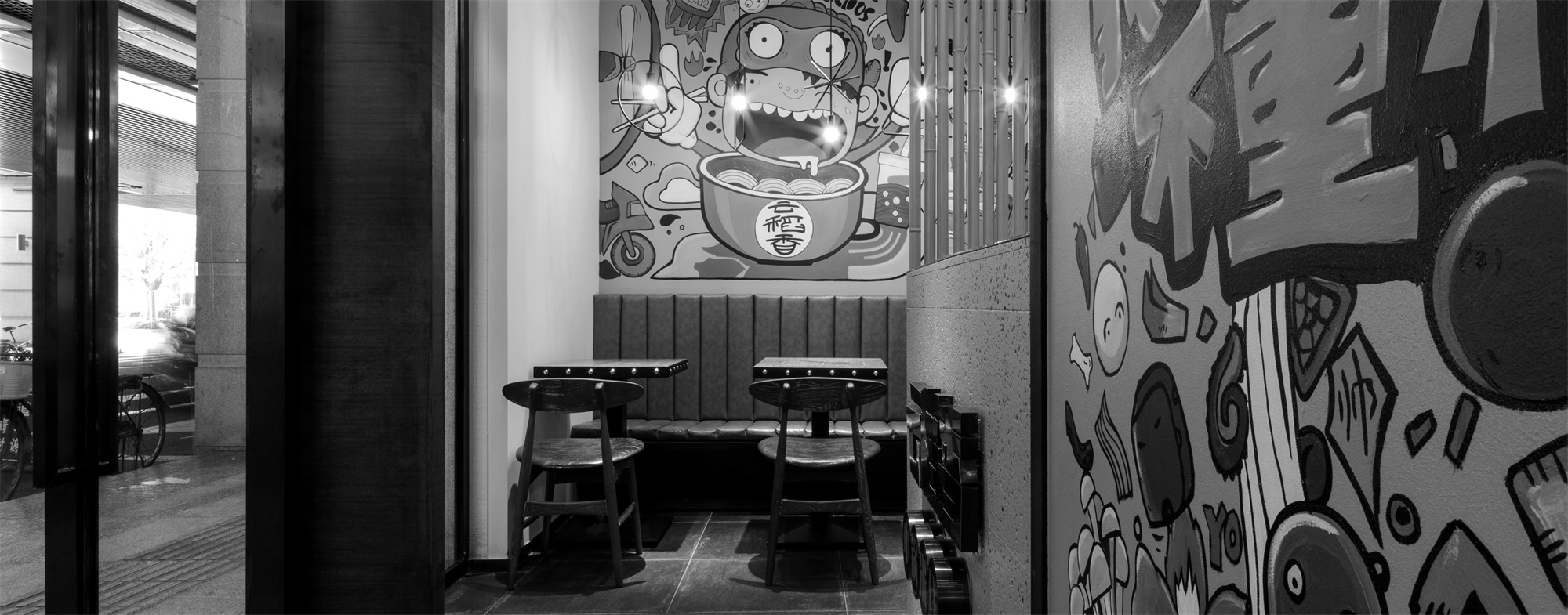 面馆装饰设计图,面馆装饰设计