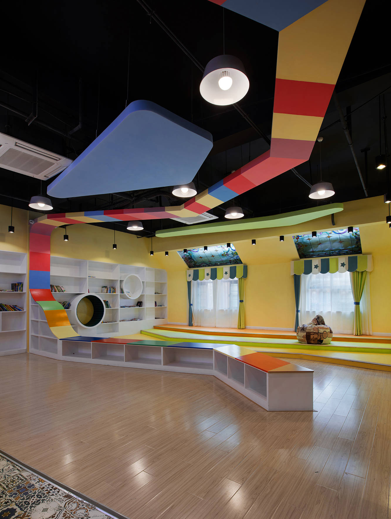 好学荟儿童早教中心,早教中心装饰实景图