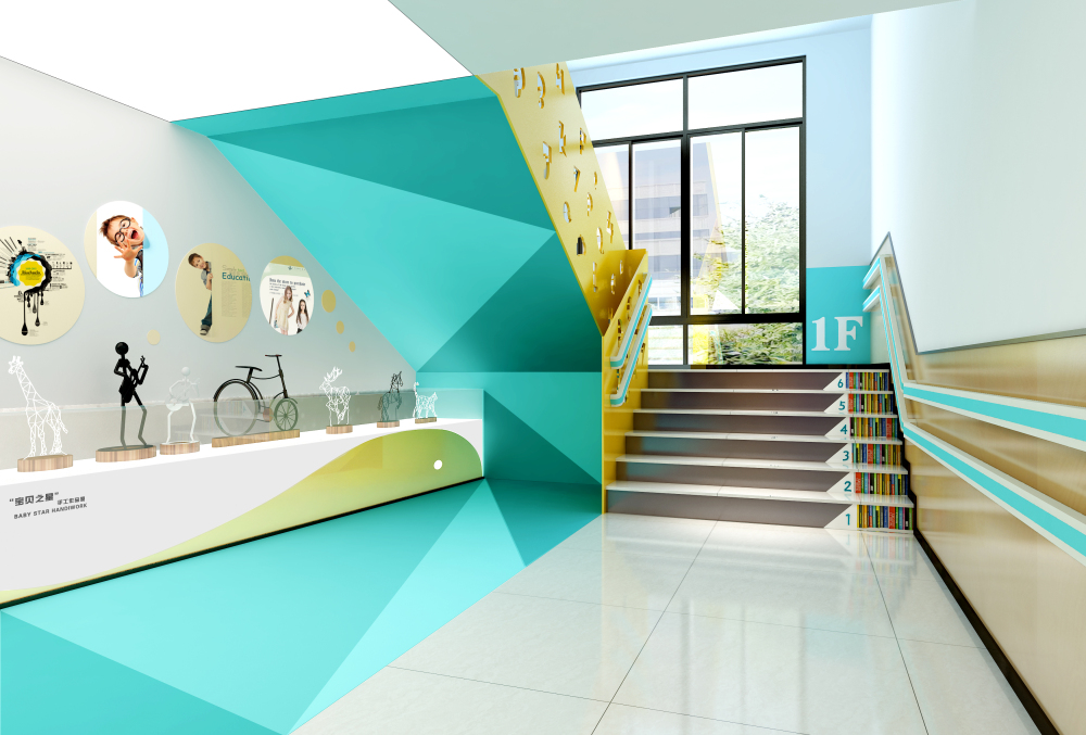 上海松江区慈生民办幼儿园,幼儿园设计实景图