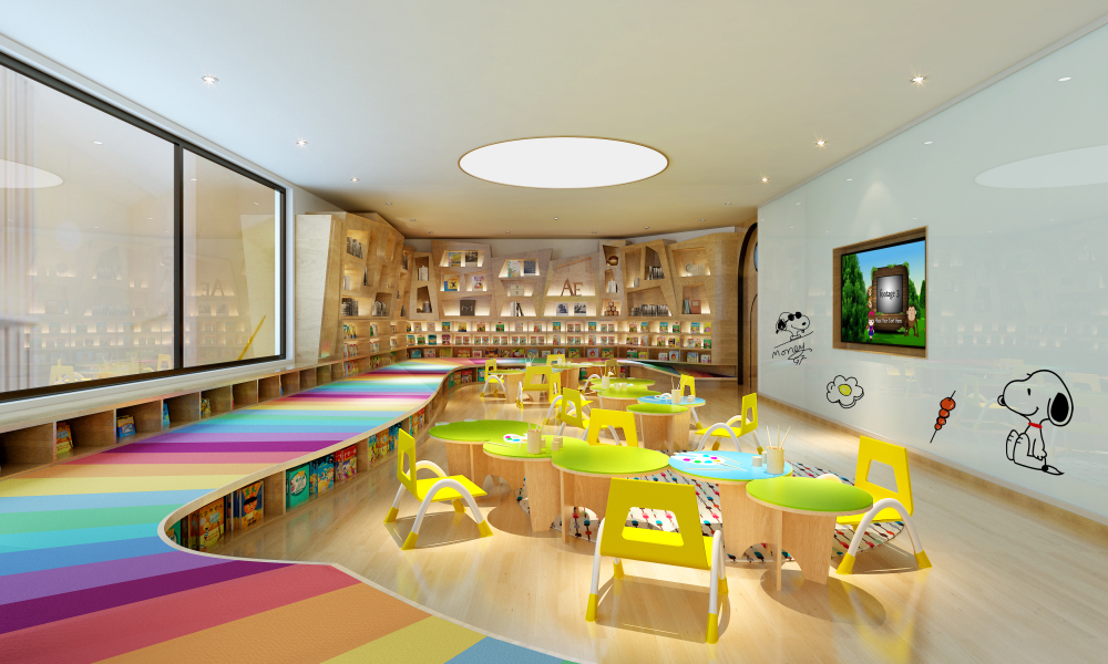 900平幼儿园装饰设计实景图,幼儿园装饰设计实景图