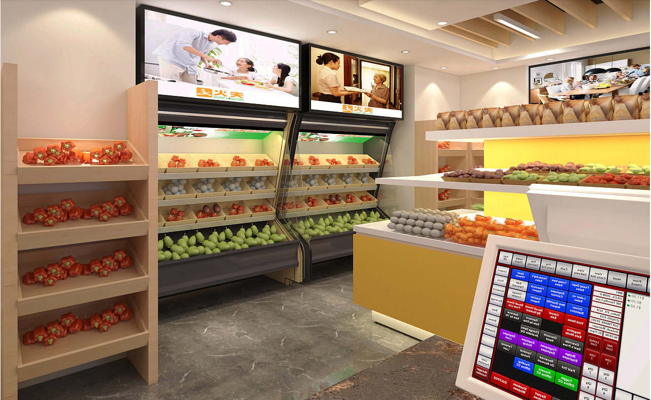 水果店设计图片,水果店设计实景图
