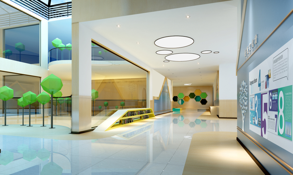 上海松江区慈生民办幼儿园,幼儿园装修设计效果图