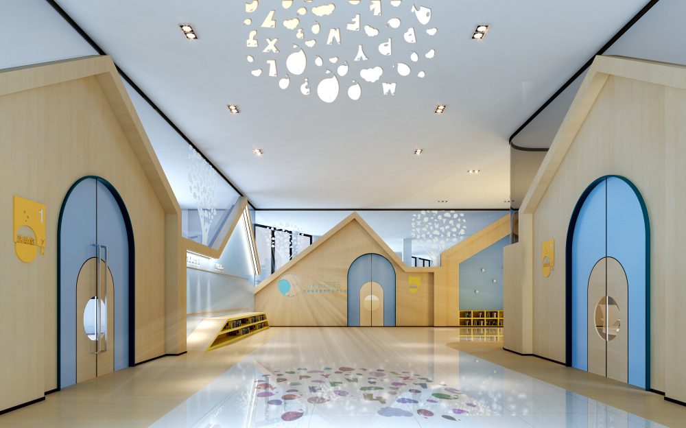 900平幼儿园装饰设计效果图,幼儿园装饰设计效果图