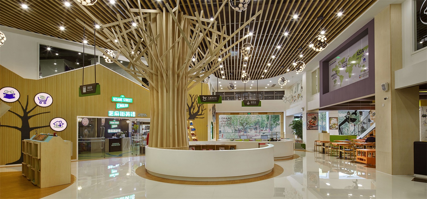 格林学堂国际教育成长中心,培训中心空间布局效果图