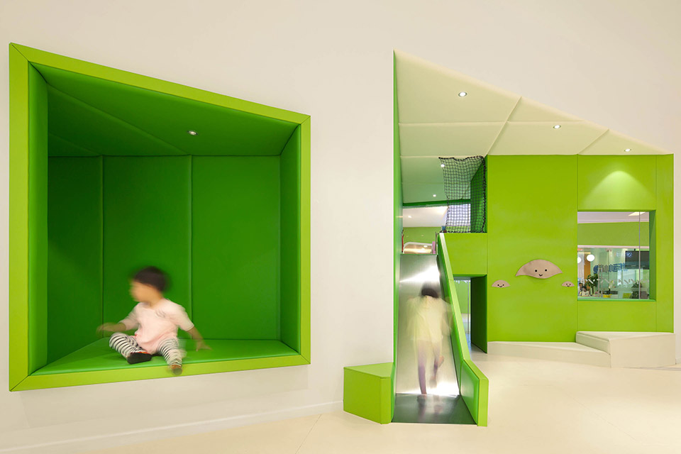 民办伊恩儿童早教中心,早教中心装修设计实景图