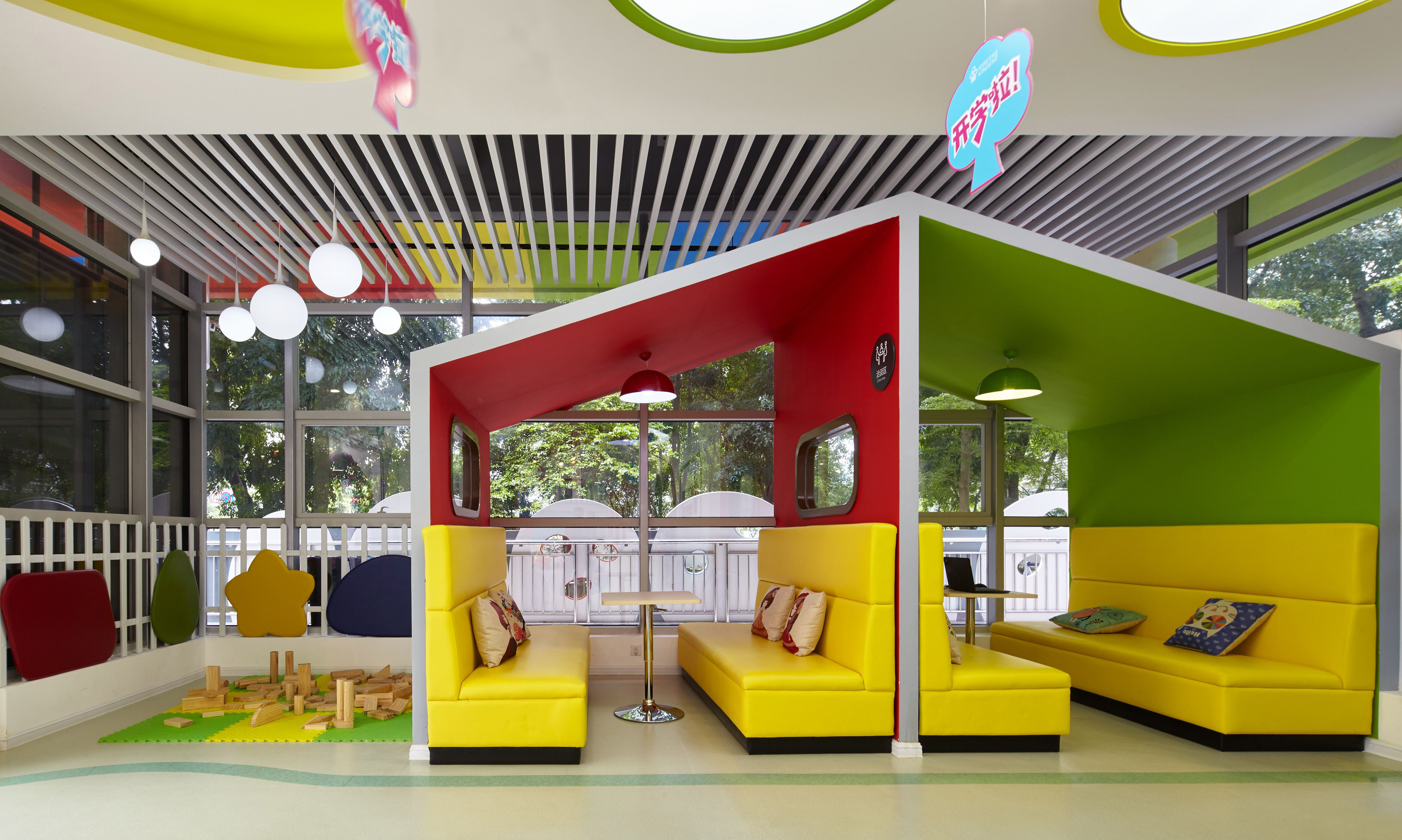 500平幼儿园空间布局实景图,幼儿园空间布局实景图