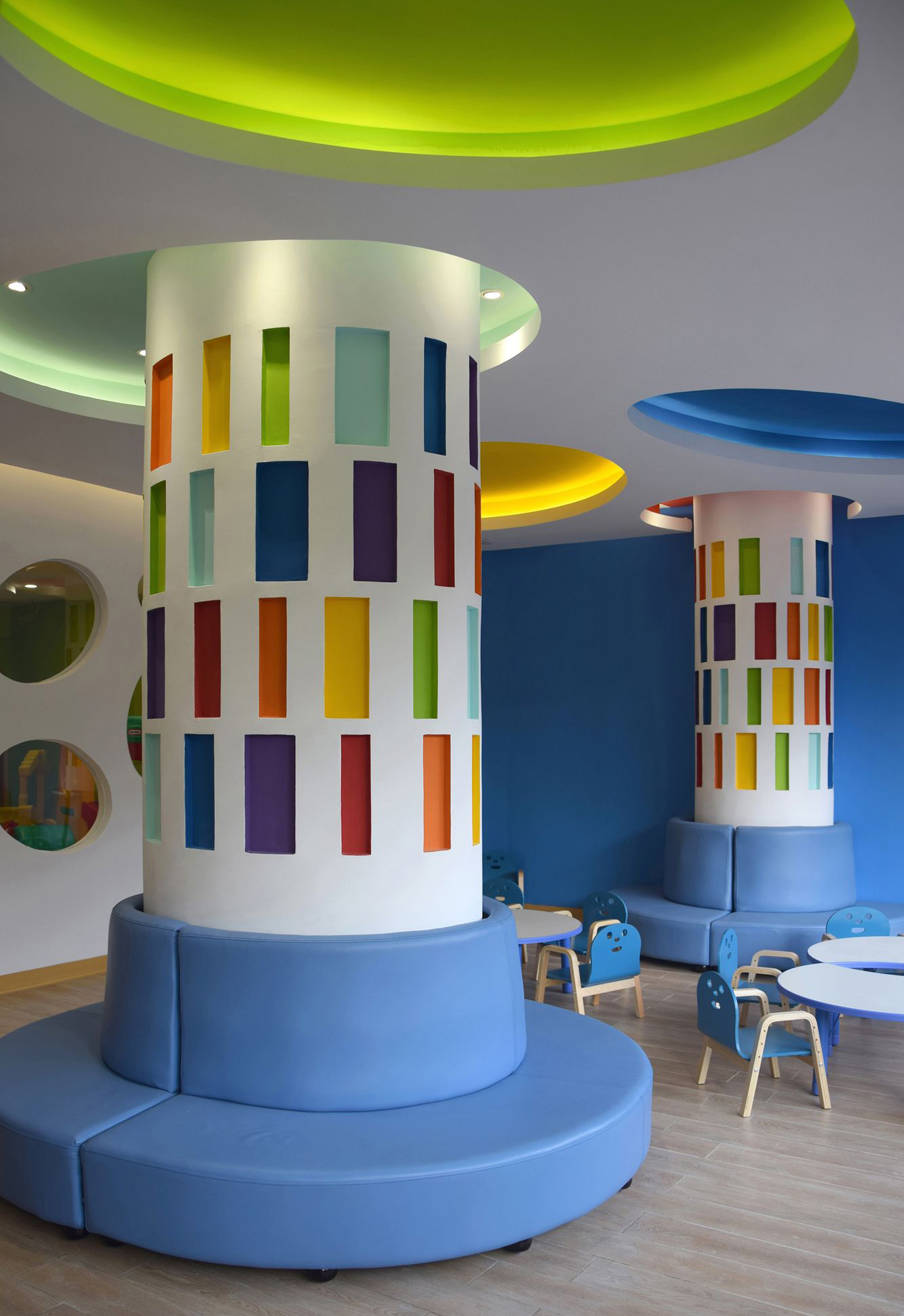 500平早教中心空间布局效果图,早教中心空间布局效果图