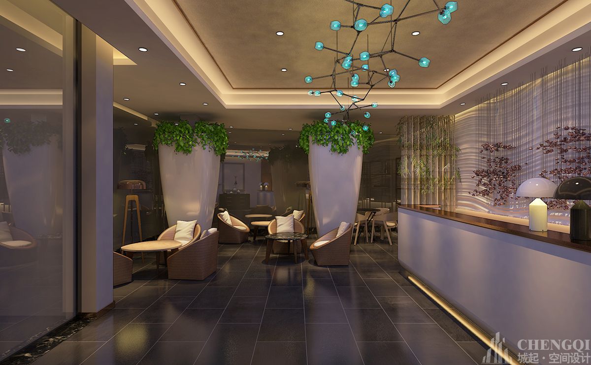 足浴馆装修设计案例图,足浴馆装修设计效果图