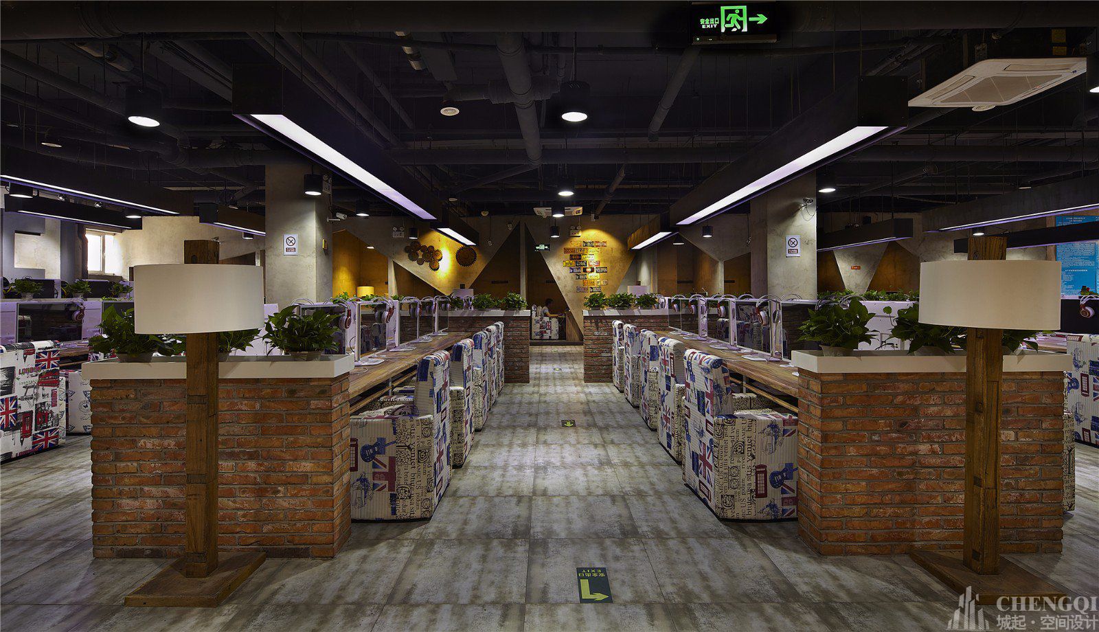 网吧装修设计实景图,网吧装修设计图片