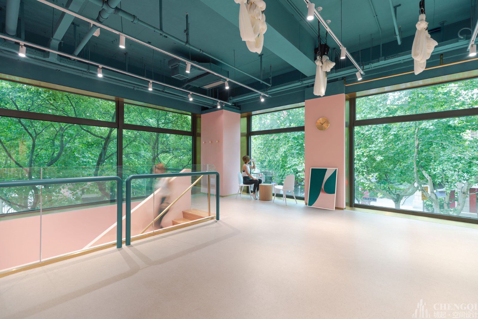 瑜伽馆装饰效果图,瑜伽馆装饰布局图