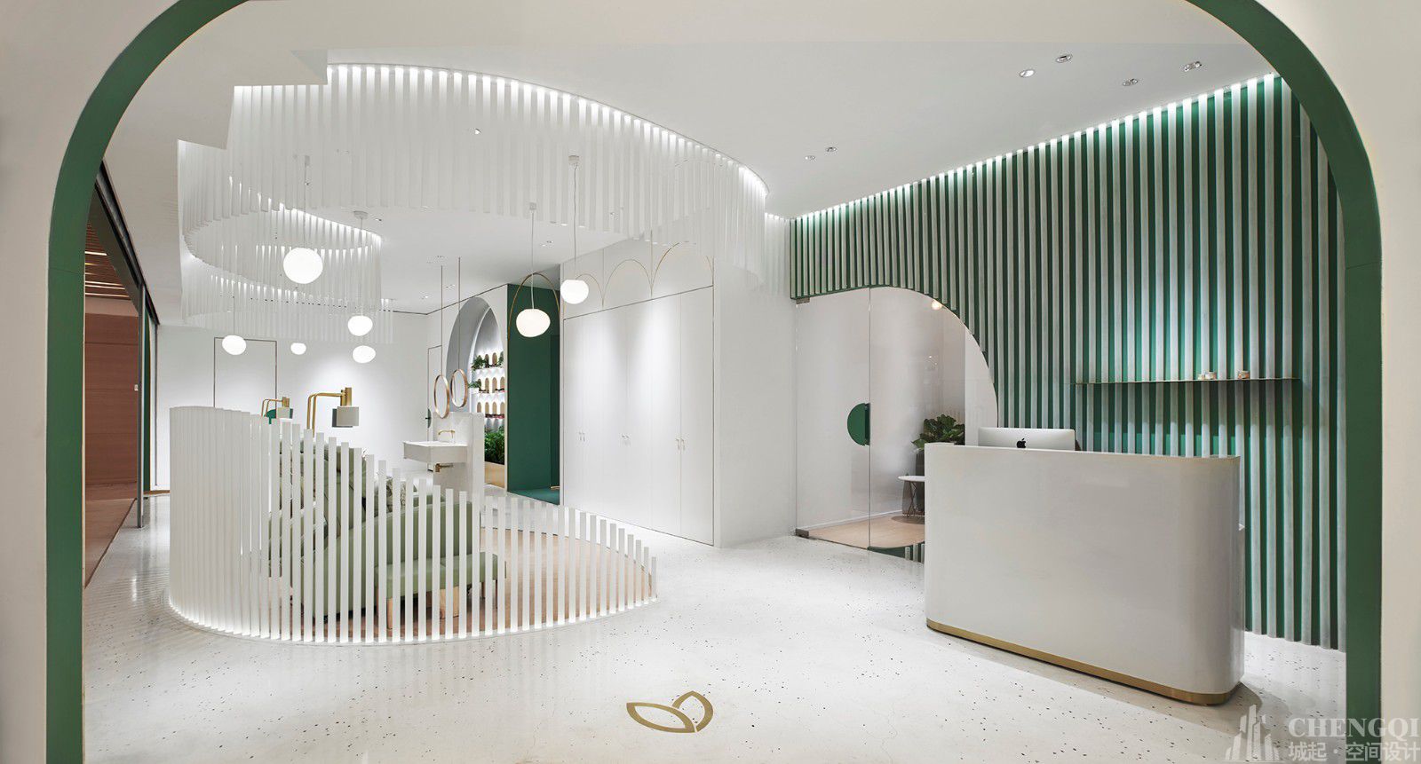 美甲美睫店空间设计实景图,美甲美睫店空间设计布局图