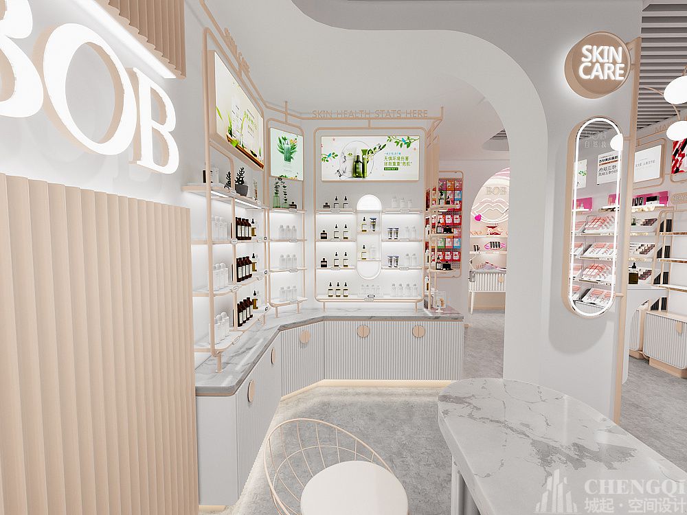 化妆品店设计图片,化妆品店设计案例图