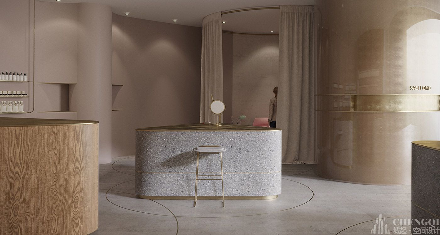 护肤品店装修设计图片,护肤品店装修设计案例图