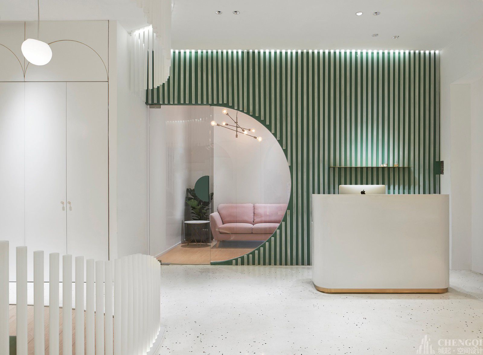 美甲美睫店装饰图片,美甲美睫店装饰实景图