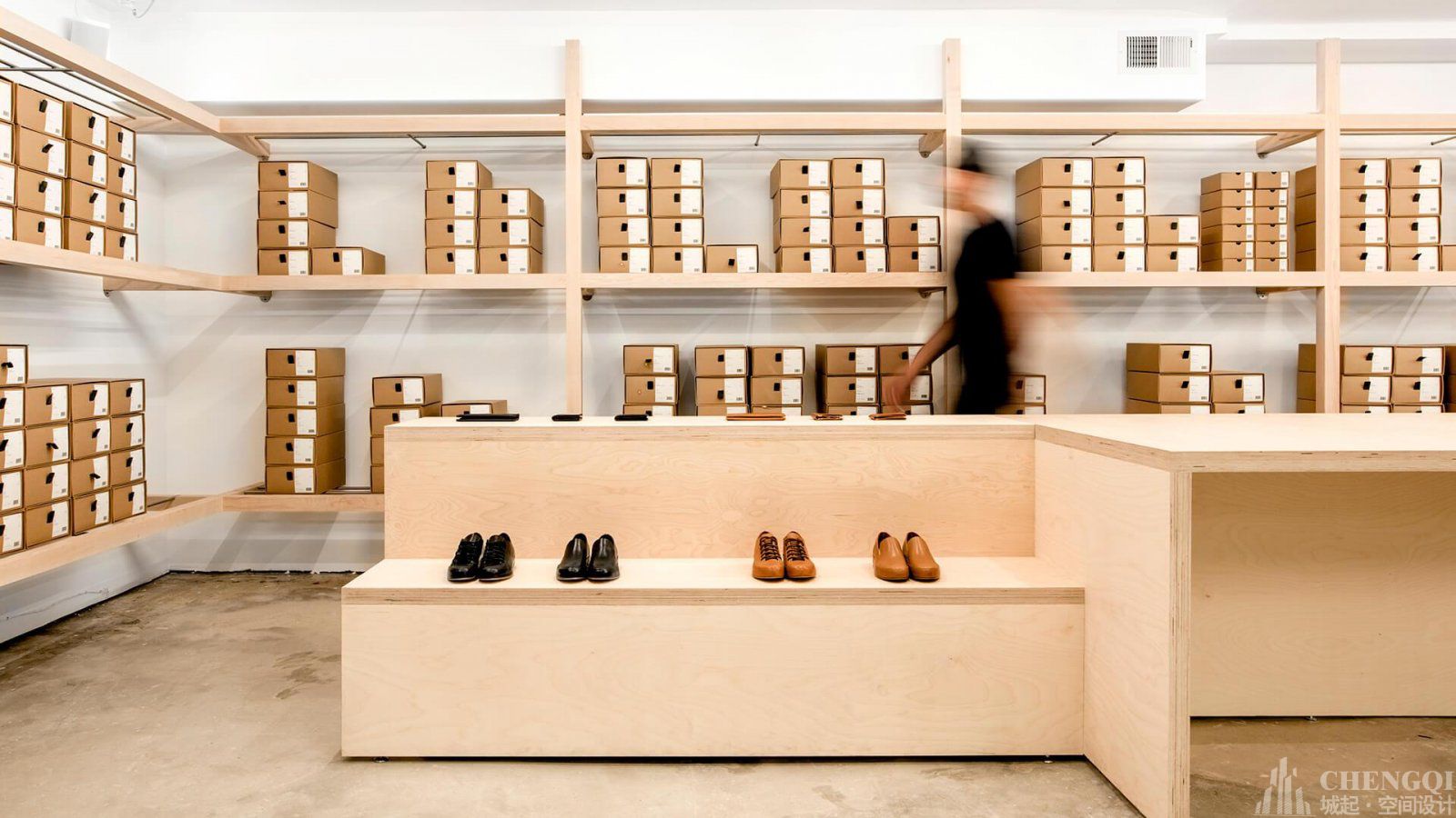 鞋店专卖店装修实景图,鞋店专卖店装修案例图