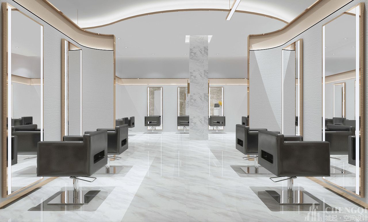 理发店设计图片,理发店设计效果图