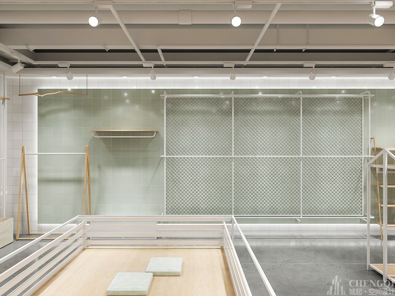 宝宝衣服店装修设计布局图,宝宝衣服店装修设计效果图