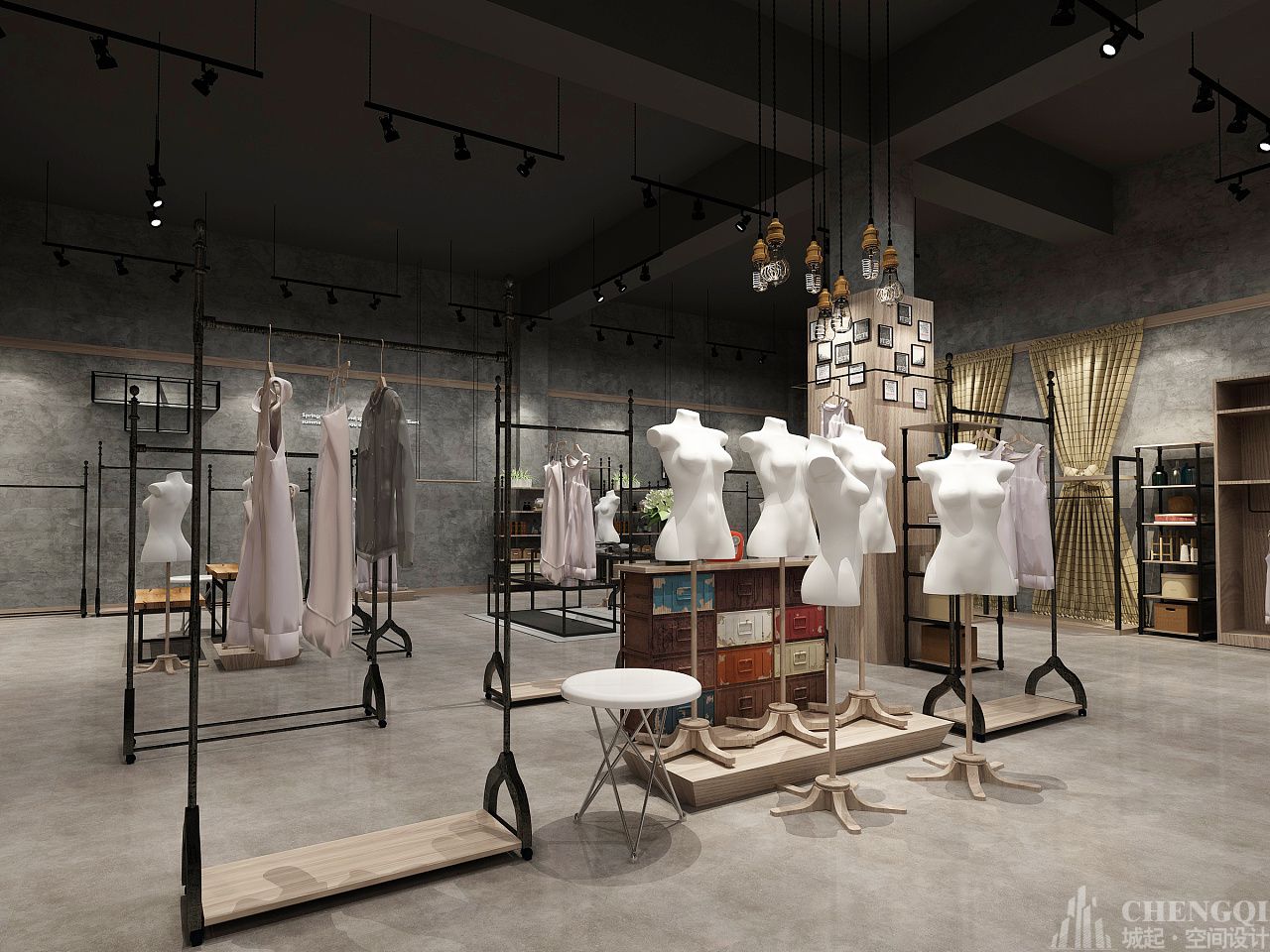 服装专卖店空间装饰图片,服装专卖店空间装饰布局图