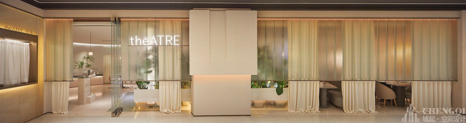 甜品店装饰效果图,甜品店设计实景图