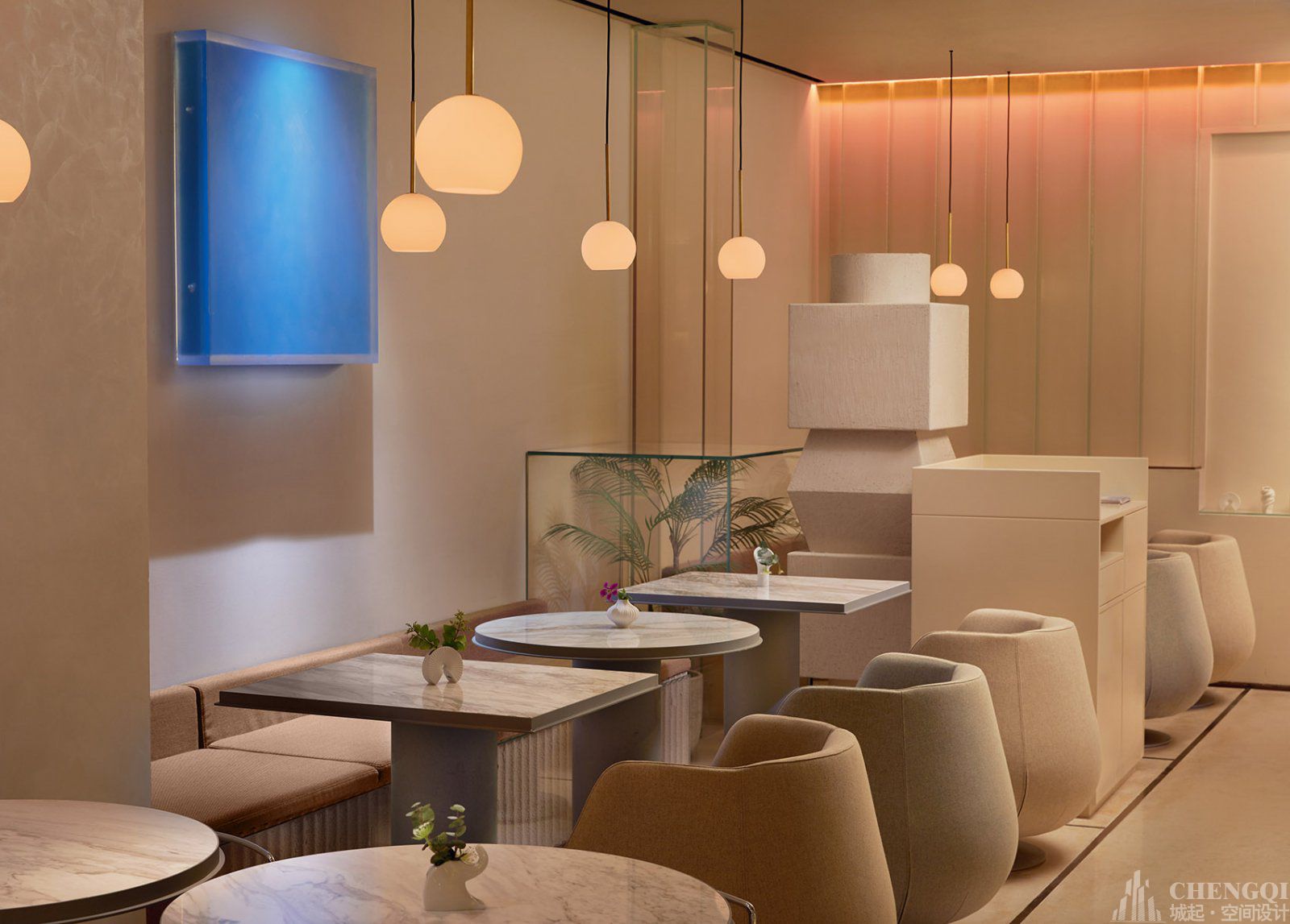 甜品店空间设计实景图,甜品店空间设计图片