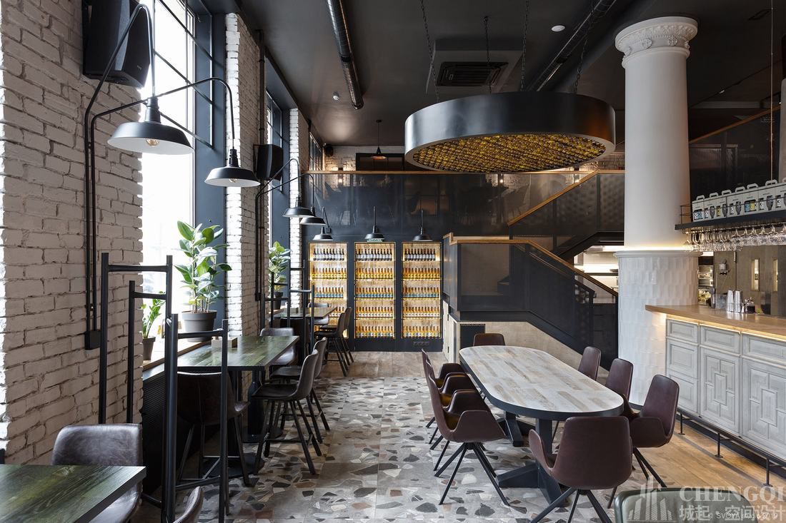 西餐厅装修实景图,西餐厅装修布局图