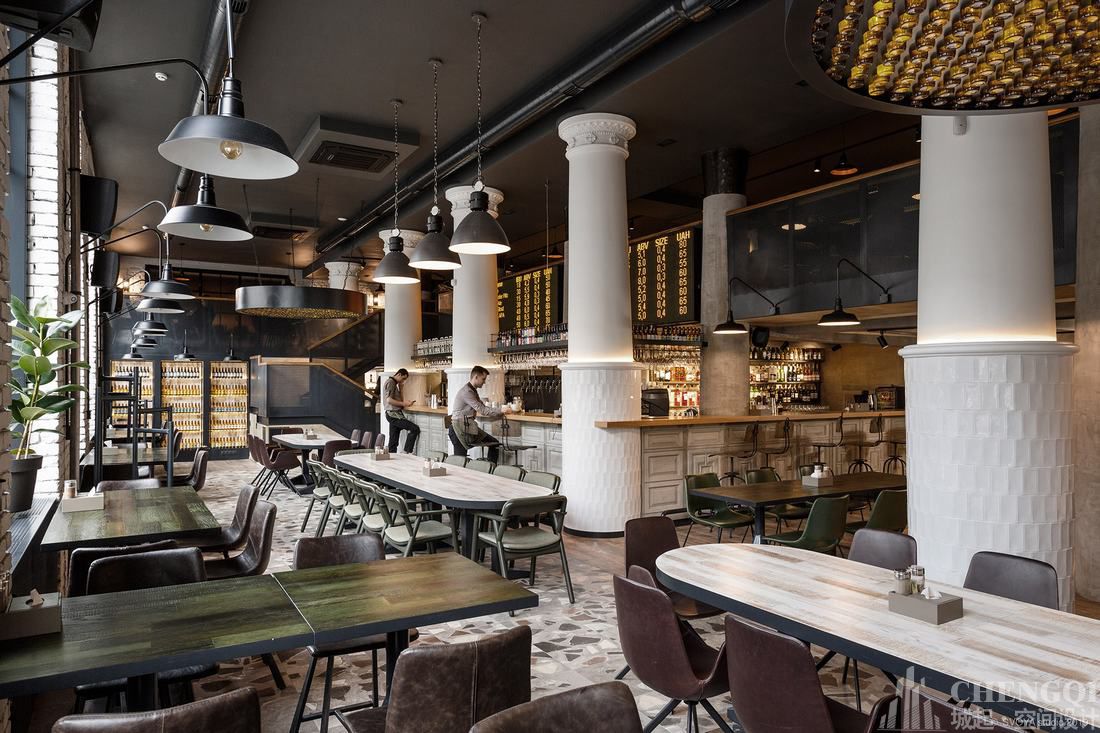 西餐厅设计案例图,西餐厅设计效果图